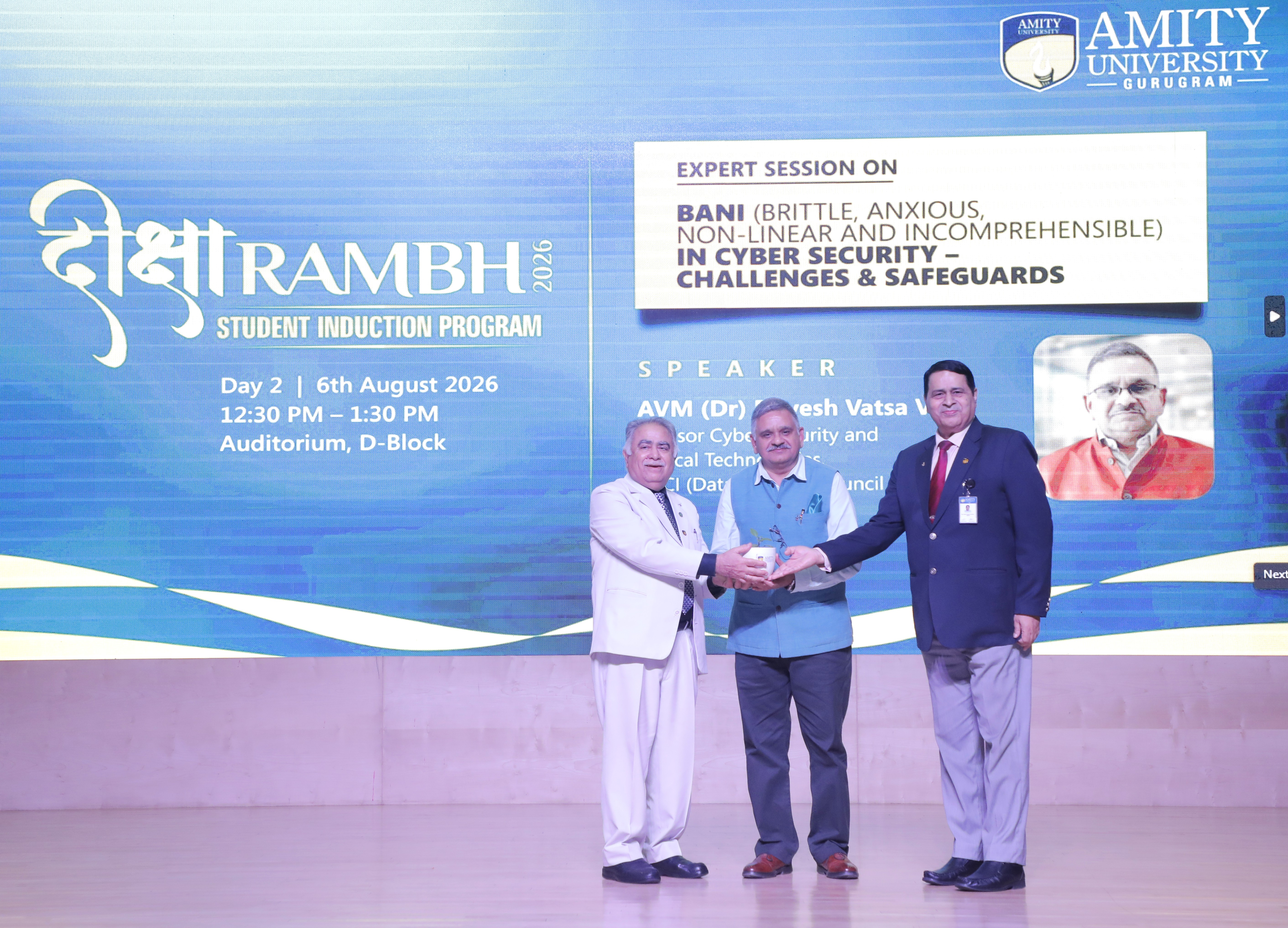Amity University Haryana Explores the Future of Work and Cyber Security at Deeksharambh 2026